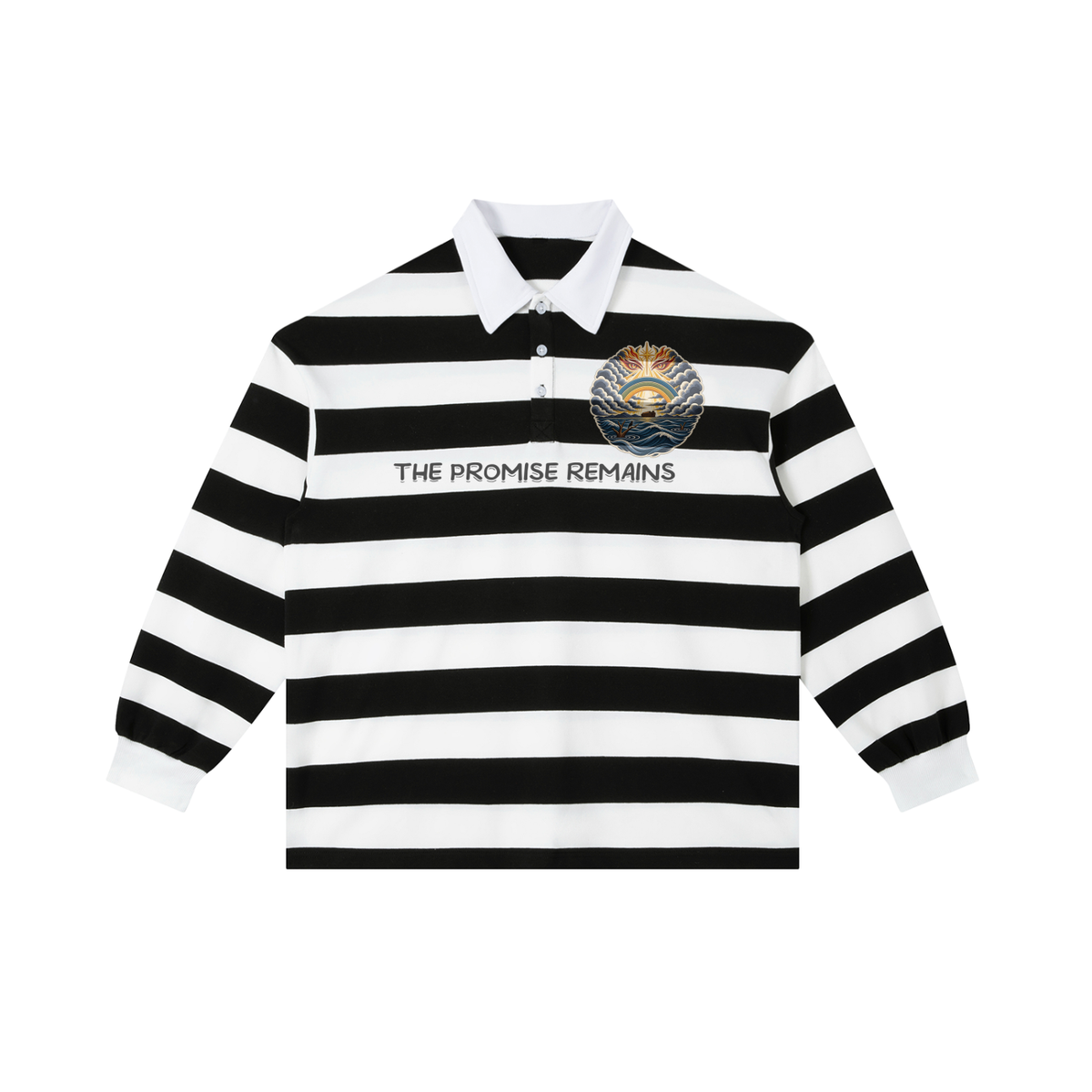 The Promise Remains — Striped Polo