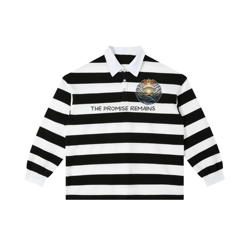 The Promise Remains — Striped Polo