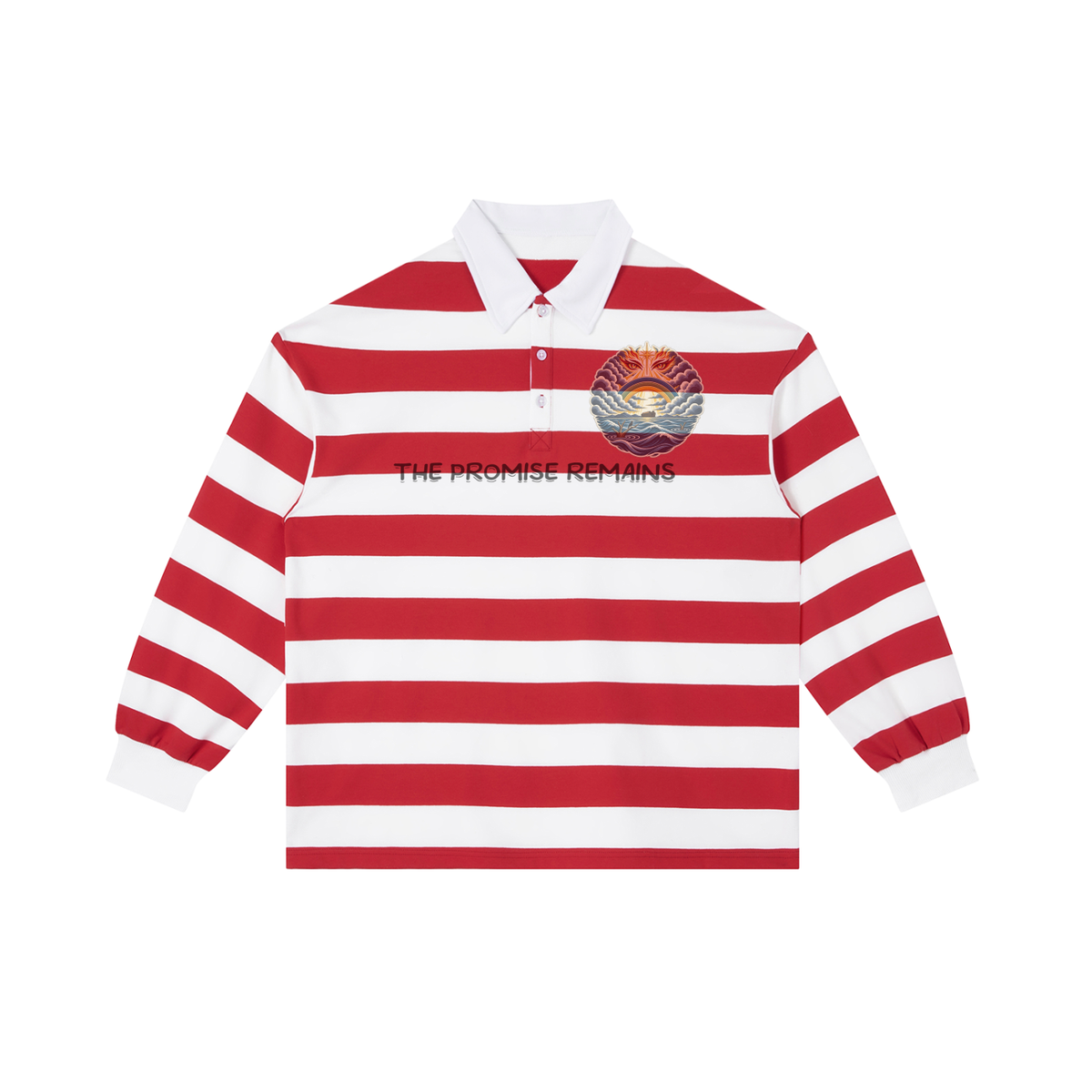 The Promise Remains — Striped Polo