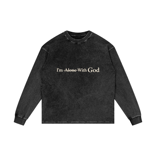 Alone- Oversize Long Sleeve T