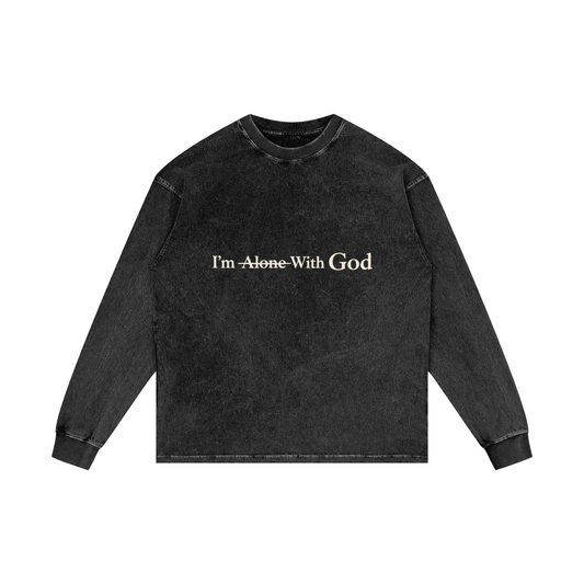 Alone- Oversize Long Sleeve T