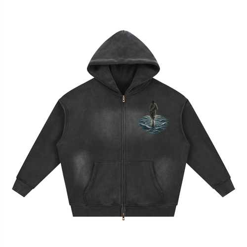 Walking on Water — My God Can Walk On Water Two-Way Zipper