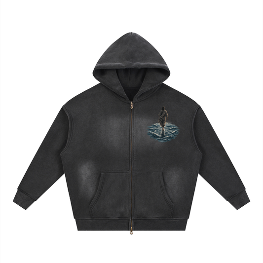 Walking on Water — My God Can Walk On Water Two-Way Zipper